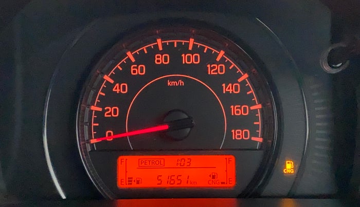 2021 Maruti New Wagon-R LXI CNG 1.0, CNG, Manual, 51,651 km, Odometer Image