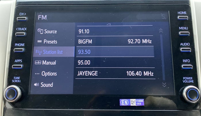 2022 Toyota Innova Crysta 2.7 VX 7 STR, Petrol, Manual, 13,279 km, Touchscreen Infotainment System