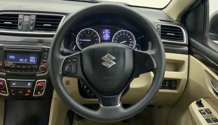2017 Maruti Ciaz DELTA 1.4 MT PETROL, Petrol, Manual, 47,766 km, Steering Wheel Close Up