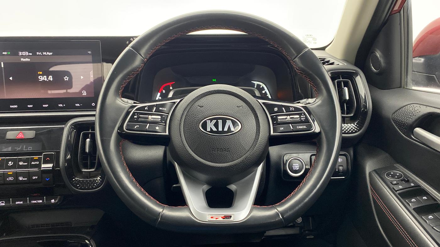 2020 KIA SONET GTX PLUS 1.5D  AT, Diesel, Automatic, 52,815 km, Steering Wheel Close Up