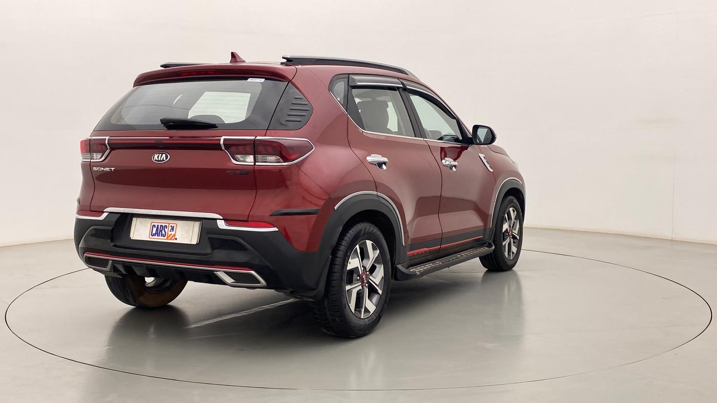 2020 KIA SONET GTX PLUS 1.5D  AT, Diesel, Automatic, 52,815 km, Right Back Diagonal