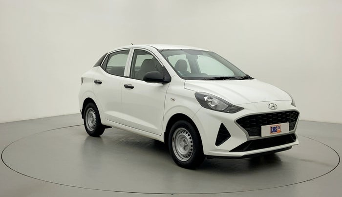 2021 Hyundai AURA E MT 1.2 KAPPA, Petrol, Manual, 1,369 km, Right Front Diagonal