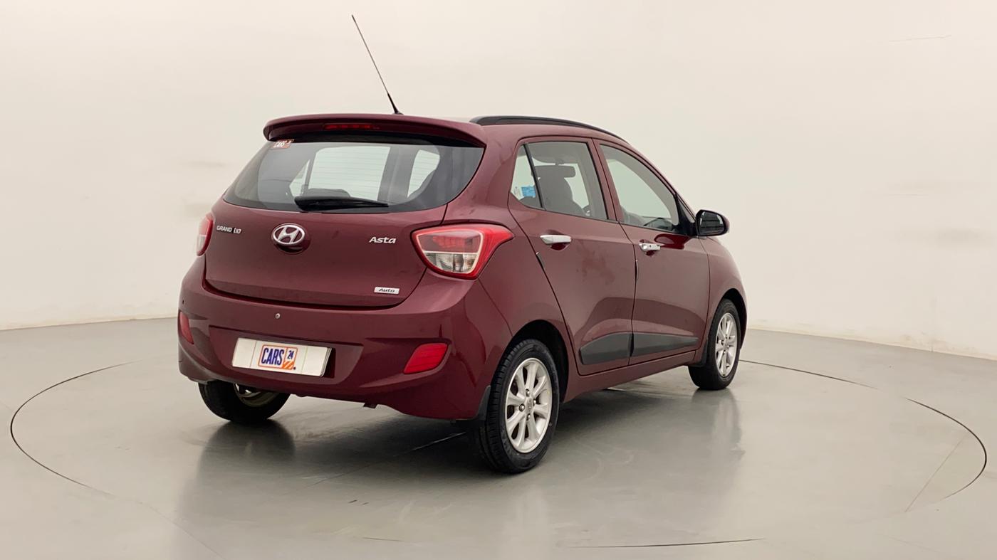 2015 Hyundai Grand i10 ASTA AT 1.2 KAPPA VTVT, Petrol, Automatic, 11,133 km, Right Back Diagonal