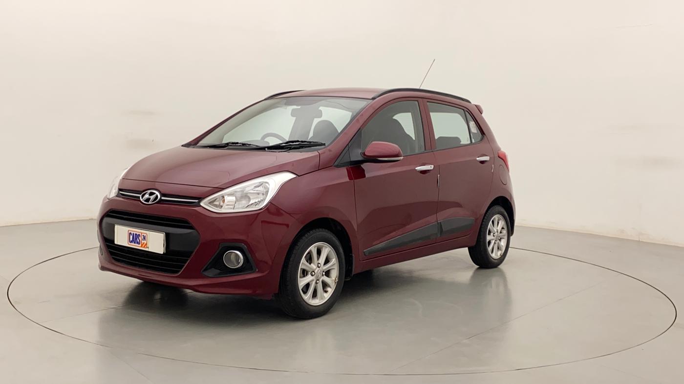 2015 Hyundai Grand i10 ASTA AT 1.2 KAPPA VTVT, Petrol, Automatic, 11,133 km, Left Front Diagonal