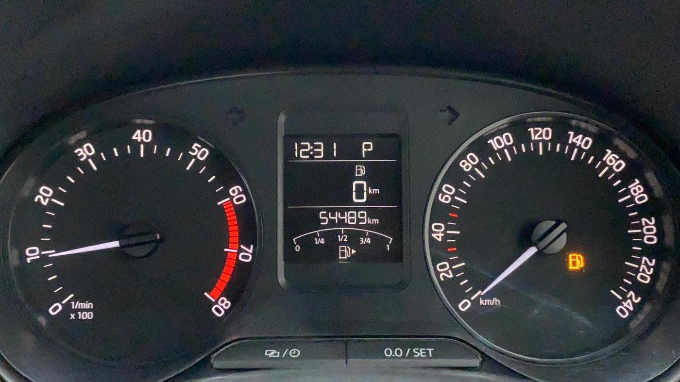 2019 Skoda Rapid STYLE 1.6 MPI AT, Petrol, Automatic, 54,489 km, Odometer Image