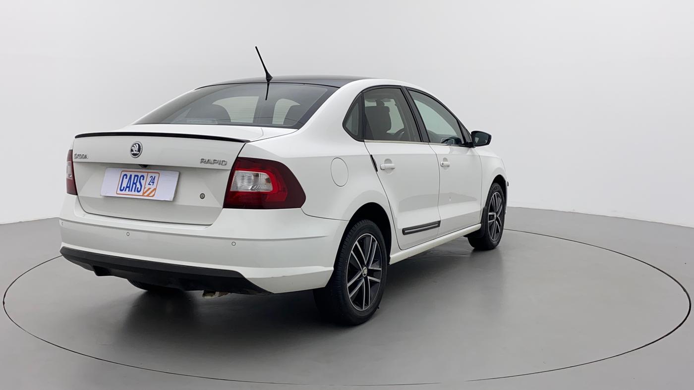 2019 Skoda Rapid STYLE 1.6 MPI AT, Petrol, Automatic, 54,489 km, Right Back Diagonal