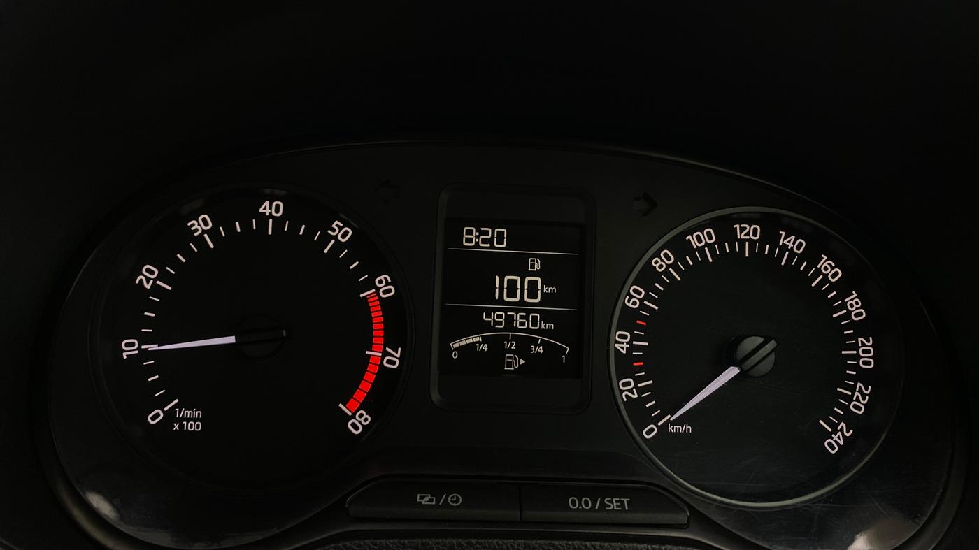 2021 Skoda Rapid STYLE TSI, Petrol, Manual, 49,727 km, Odometer Image