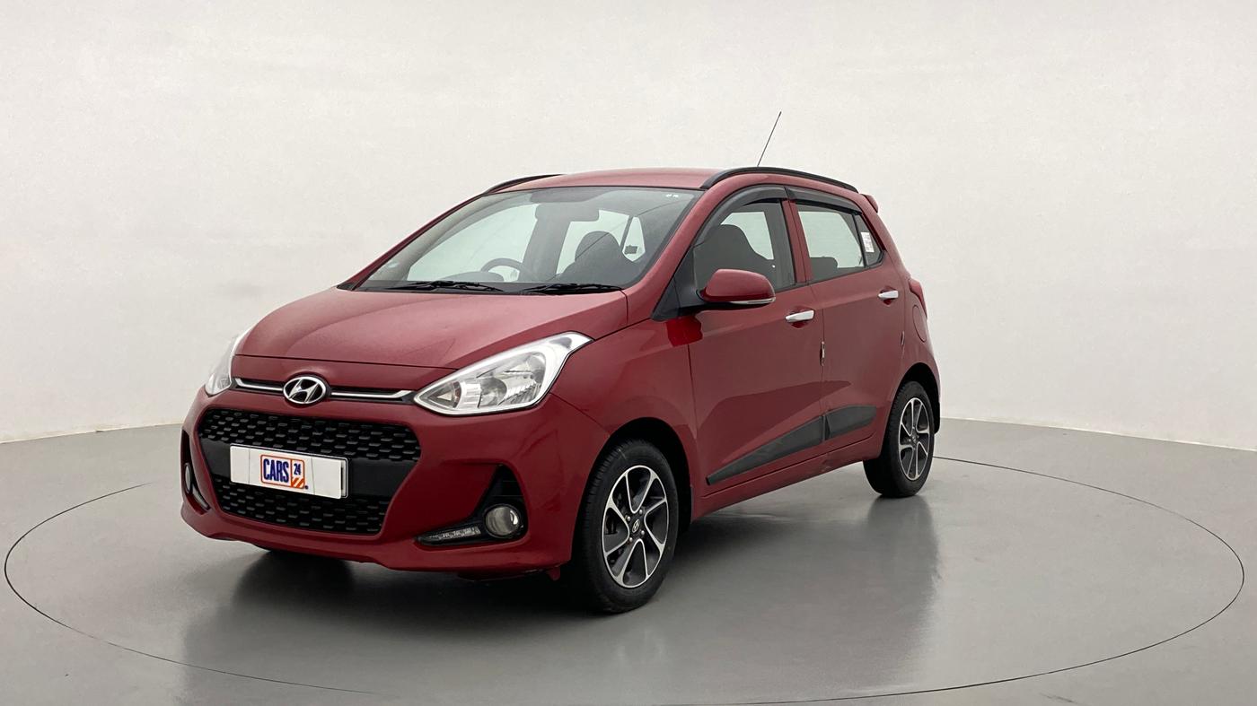 2017 Hyundai Grand i10 ASTA 1.2 KAPPA VTVT, Petrol, Manual, 27,699 km, Left Front Diagonal