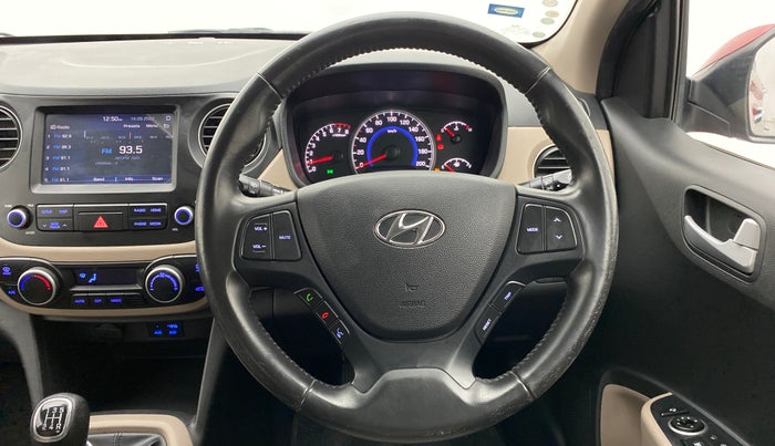 2017 Hyundai Grand i10 ASTA 1.2 KAPPA VTVT, Petrol, Manual, 27,699 km, Steering Wheel Close Up