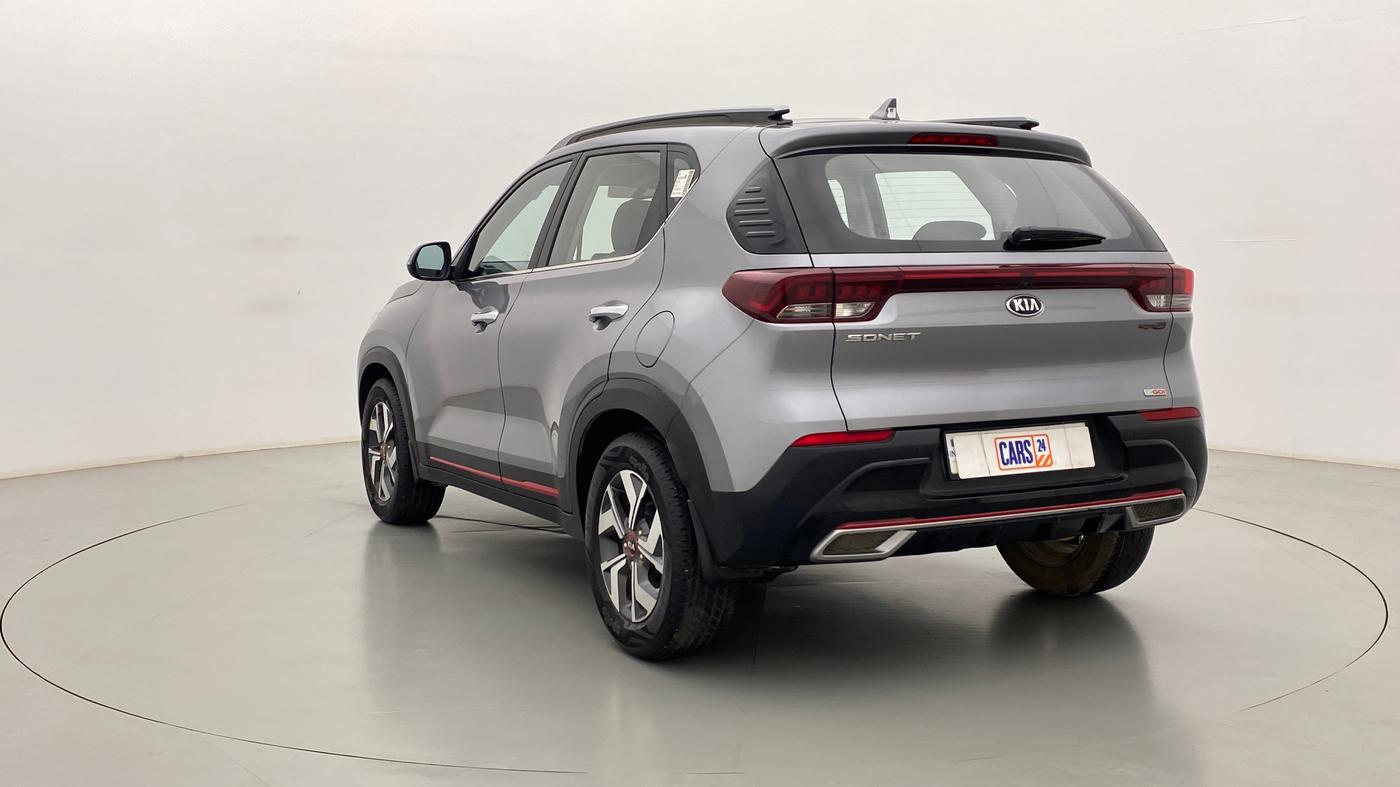 2020 KIA SONET GTX PLUS DCT 1.0, Petrol, Automatic, 14,752 km, Left Back Diagonal