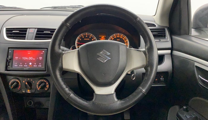 2014 Maruti Swift VXI, Petrol, Manual, 54,601 km, Steering Wheel Close Up