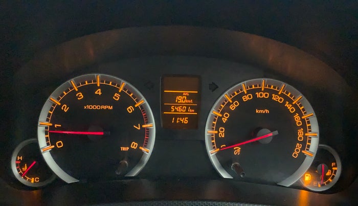 2014 Maruti Swift VXI, Petrol, Manual, 54,601 km, Odometer Image