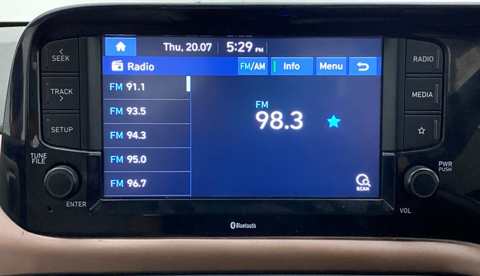 2020 Hyundai AURA SX PLUS 1.2 AMT CRDI, Diesel, Automatic, 37,244 km, Infotainment System