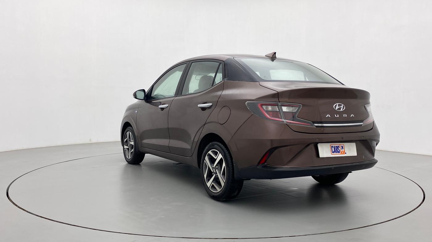 2020 Hyundai AURA SX PLUS 1.2 AMT CRDI, Diesel, Automatic, 37,244 km, Left Back Diagonal