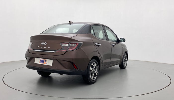 2020 Hyundai AURA SX PLUS 1.2 AMT CRDI, Diesel, Automatic, 37,244 km, Right Back Diagonal