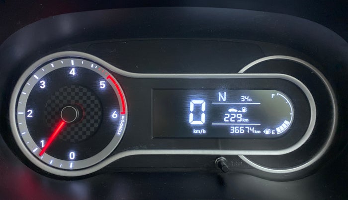 2020 Hyundai AURA SX PLUS 1.2 AMT CRDI, Diesel, Automatic, 37,244 km, Odometer Image