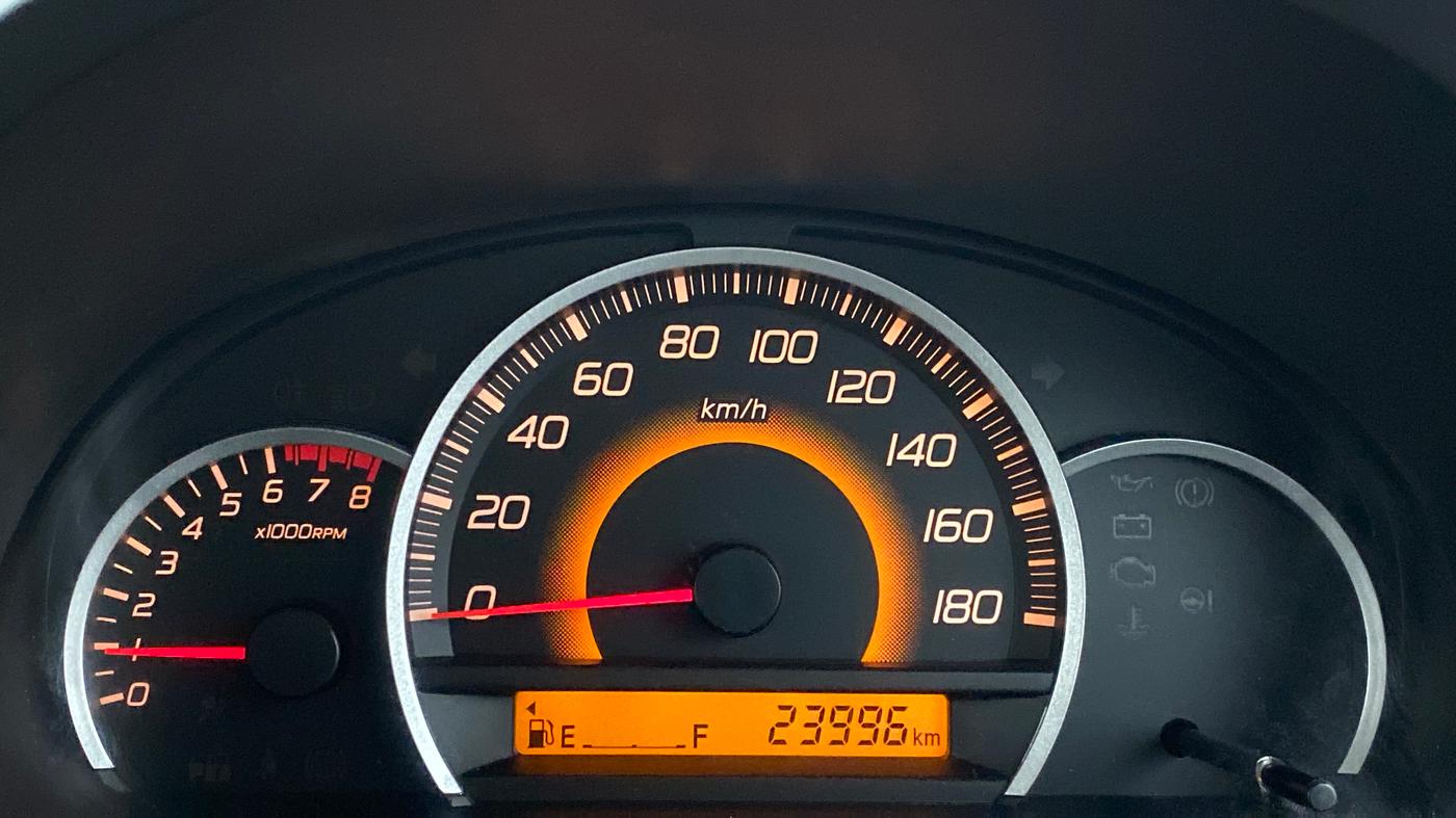 2016 Maruti Wagon R 1.0 VXI, Petrol, Manual, 24,036 km, Odometer Image