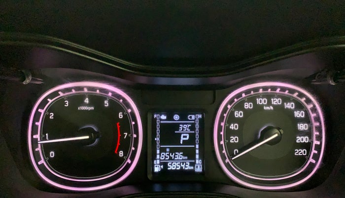 2021 Maruti Vitara Brezza ZXI PLUS AT SHVS, Petrol, Automatic, 58,543 km, Odometer Image