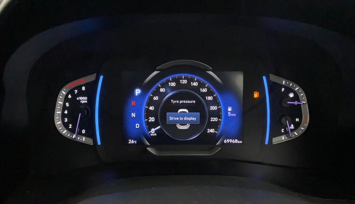 2021 Hyundai Creta SX (O) 1.4 TURBO DCT, Petrol, Automatic, 69,968 km, Odometer Image