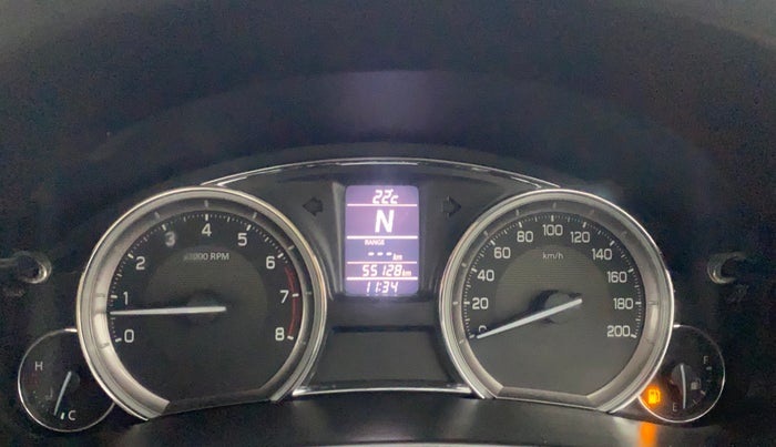 2017 Maruti Ciaz ALPHA  AT 1.4  PETROL, Petrol, Automatic, 55,091 km, Odometer Image