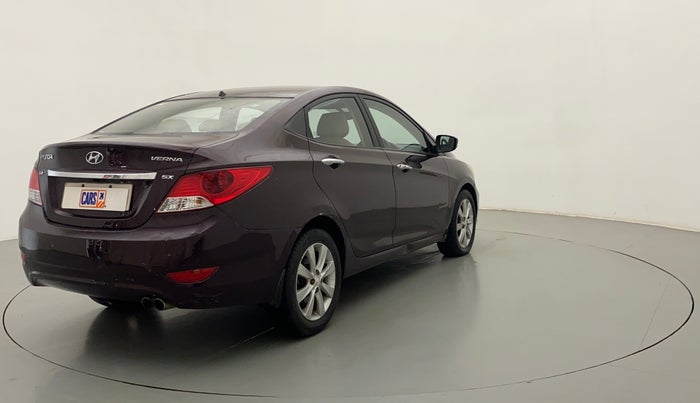 2012 Hyundai Verna FLUIDIC 1.6 CRDI SX AT, Diesel, Automatic, 78,769 km, Right Back Diagonal