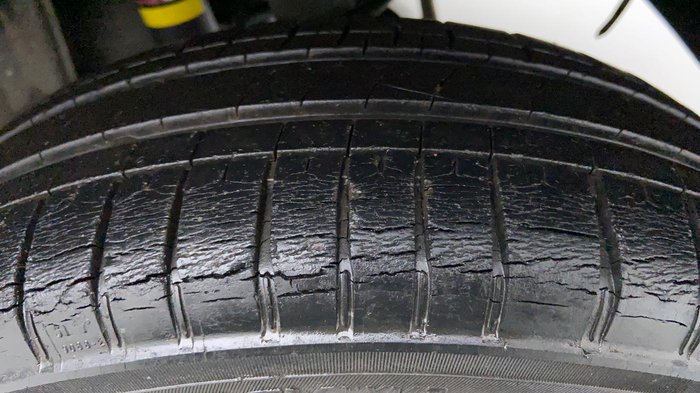 2007 Maruti Zen Estilo LXI, Petrol, Manual, 76,651 km, Left Rear Tyre Tread