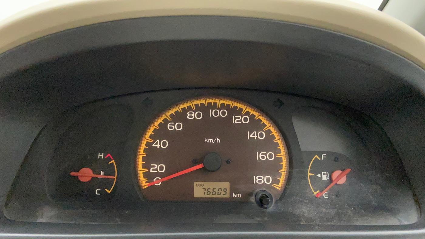 2007 Maruti Zen Estilo LXI, Petrol, Manual, 76,651 km, Odometer Image