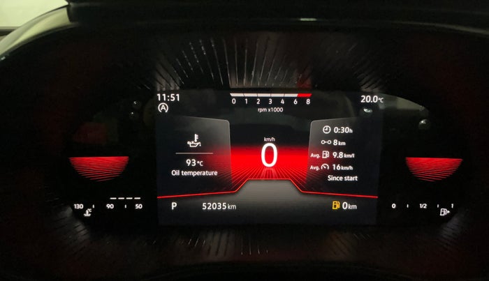 2023 Skoda SLAVIA STYLE 1.0L TSI AT, Petrol, Automatic, 52,005 km, Odometer Image