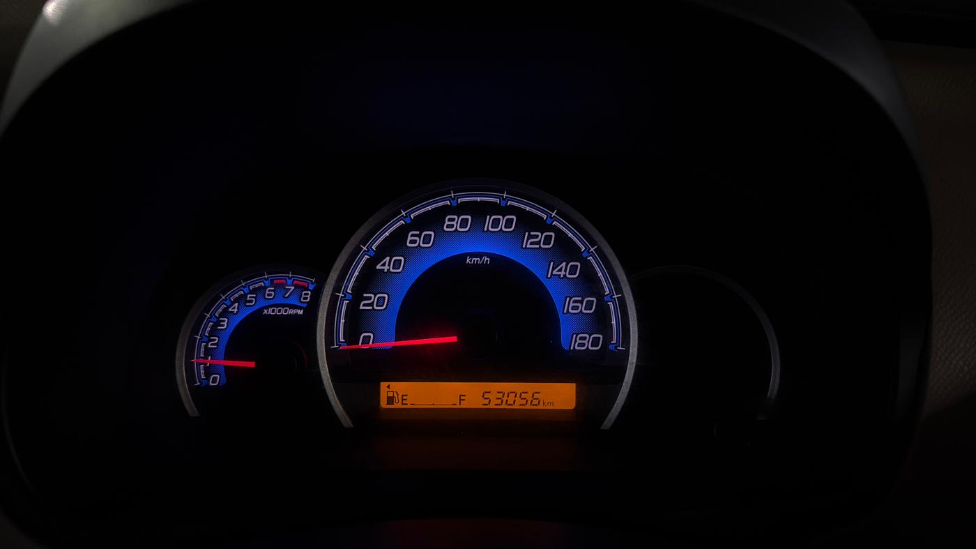 2017 Maruti Wagon R 1.0 VXI, Petrol, Manual, 53,045 km, Odometer Image