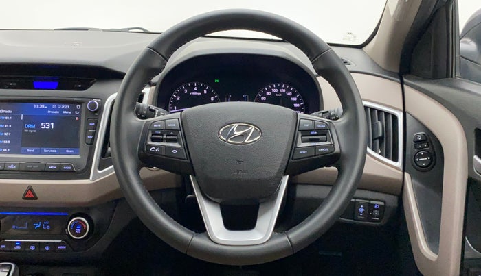 2019 Hyundai Creta SX AT 1.6 PETROL, Petrol, Automatic, 37,885 km, Steering Wheel Close Up
