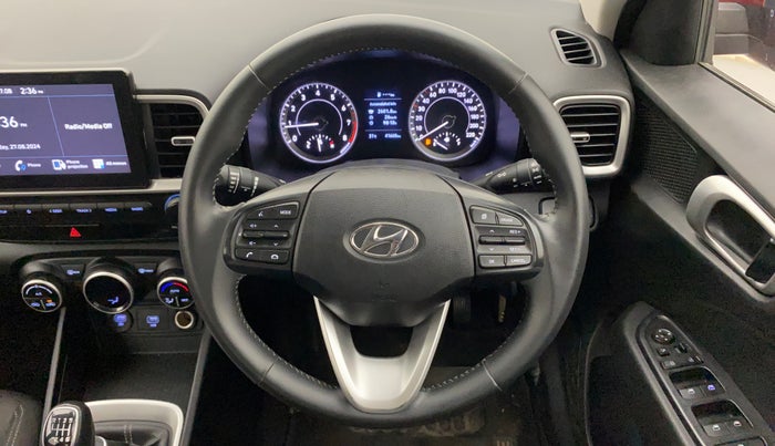 2020 Hyundai VENUE SX 1.0 TURBO IMT, Petrol, Manual, 41,603 km, Steering Wheel Close Up
