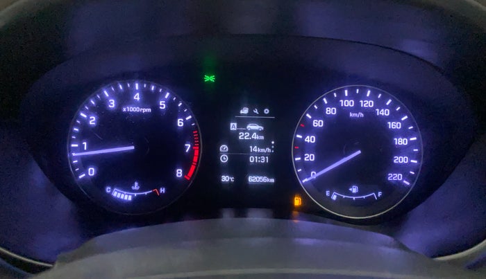 2016 Hyundai Elite i20 ASTA 1.2, Petrol, Manual, 62,124 km, Odometer Image