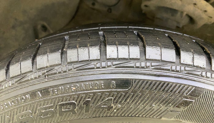 2017 Hyundai Grand i10 SPORTZ (O) 1.2 KAPPA VTVT, Petrol, Manual, 79,962 km, Left Front Tyre Tread