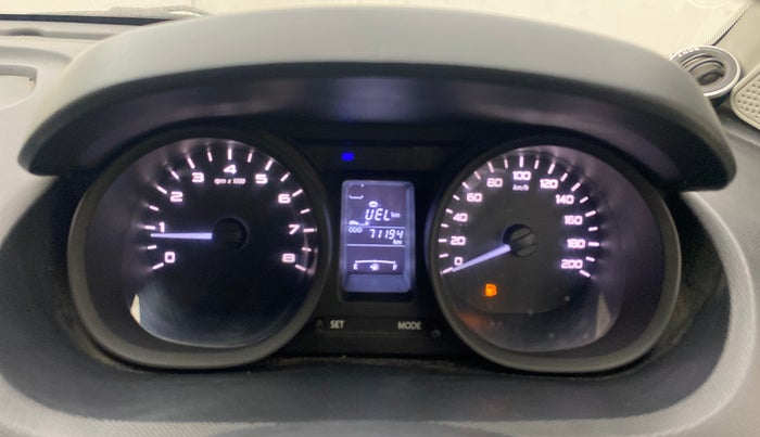 2017 Tata Tiago XT PETROL, Petrol, Manual, 71,166 km, Odometer Image