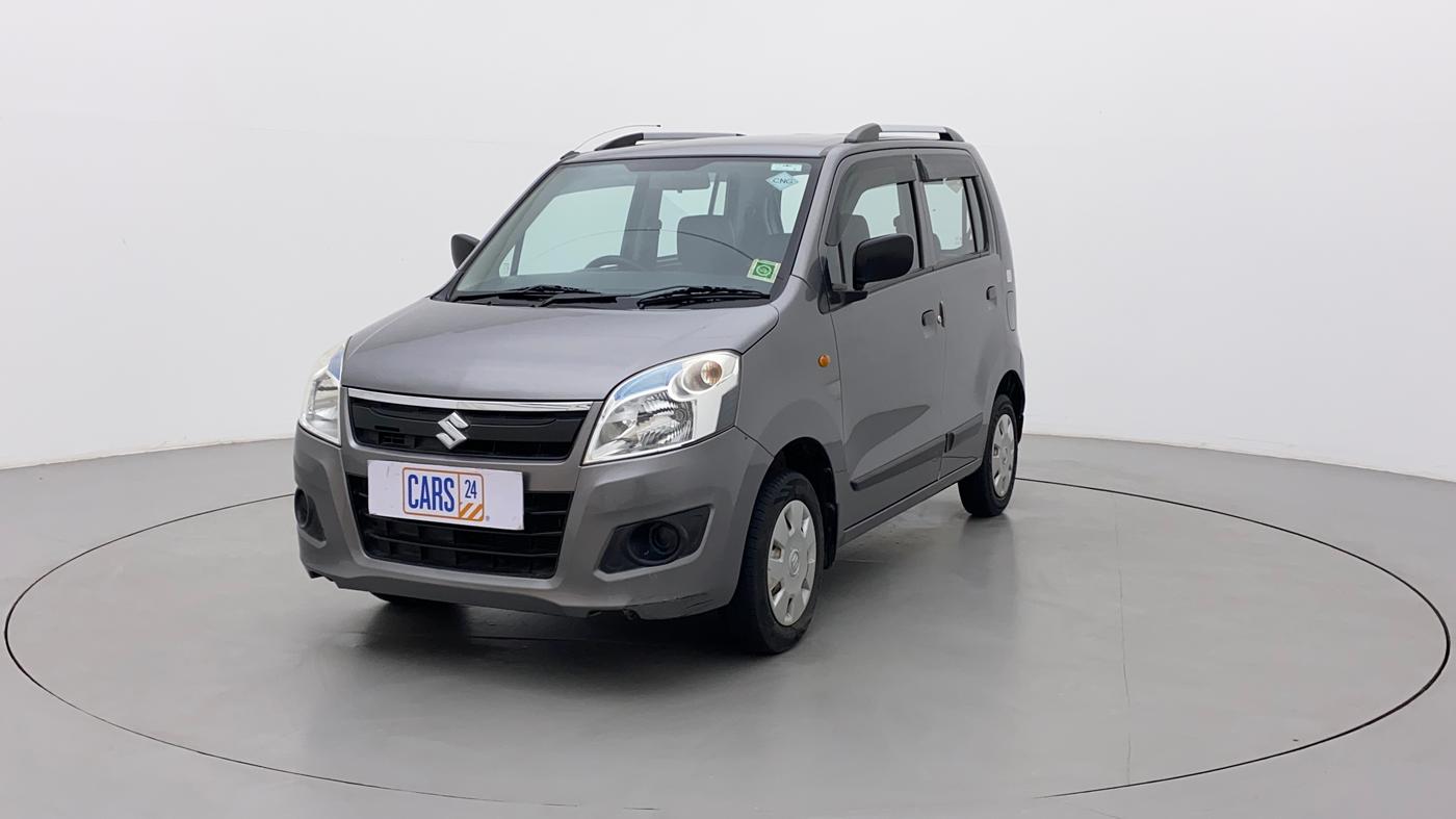 2017 Maruti Wagon R 1.0 LXI CNG, CNG, Manual, 1,03,885 km, Left Front Diagonal
