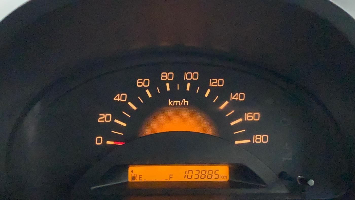 2017 Maruti Wagon R 1.0 LXI CNG, CNG, Manual, 1,03,885 km, Odometer Image