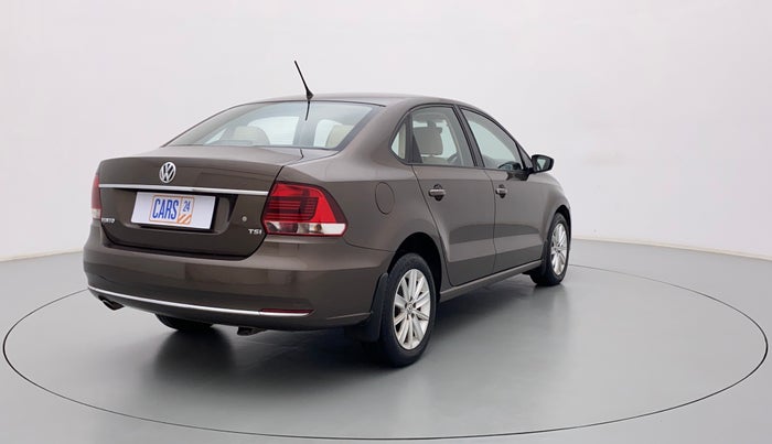 2017 Volkswagen Vento HIGHLINE PETROL AT, Petrol, Automatic, 41,050 km, Right Back Diagonal