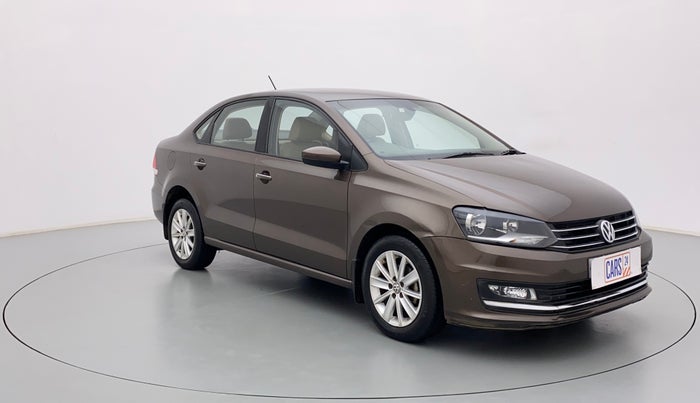 2017 Volkswagen Vento HIGHLINE PETROL AT, Petrol, Automatic, 41,050 km, Right Front Diagonal