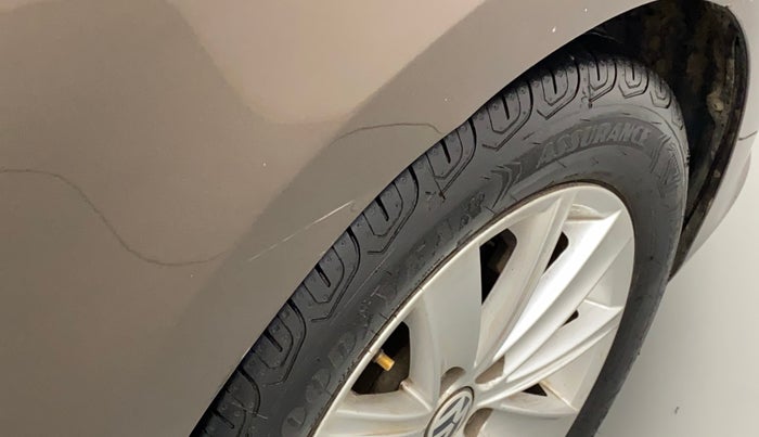 2017 Volkswagen Vento HIGHLINE PETROL AT, Petrol, Automatic, 41,050 km, Right fender - Minor scratches