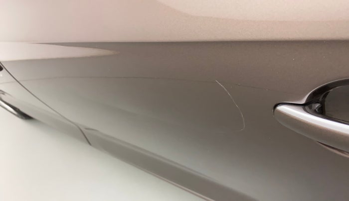 2017 Volkswagen Vento HIGHLINE PETROL AT, Petrol, Automatic, 41,050 km, Rear left door - Slightly dented