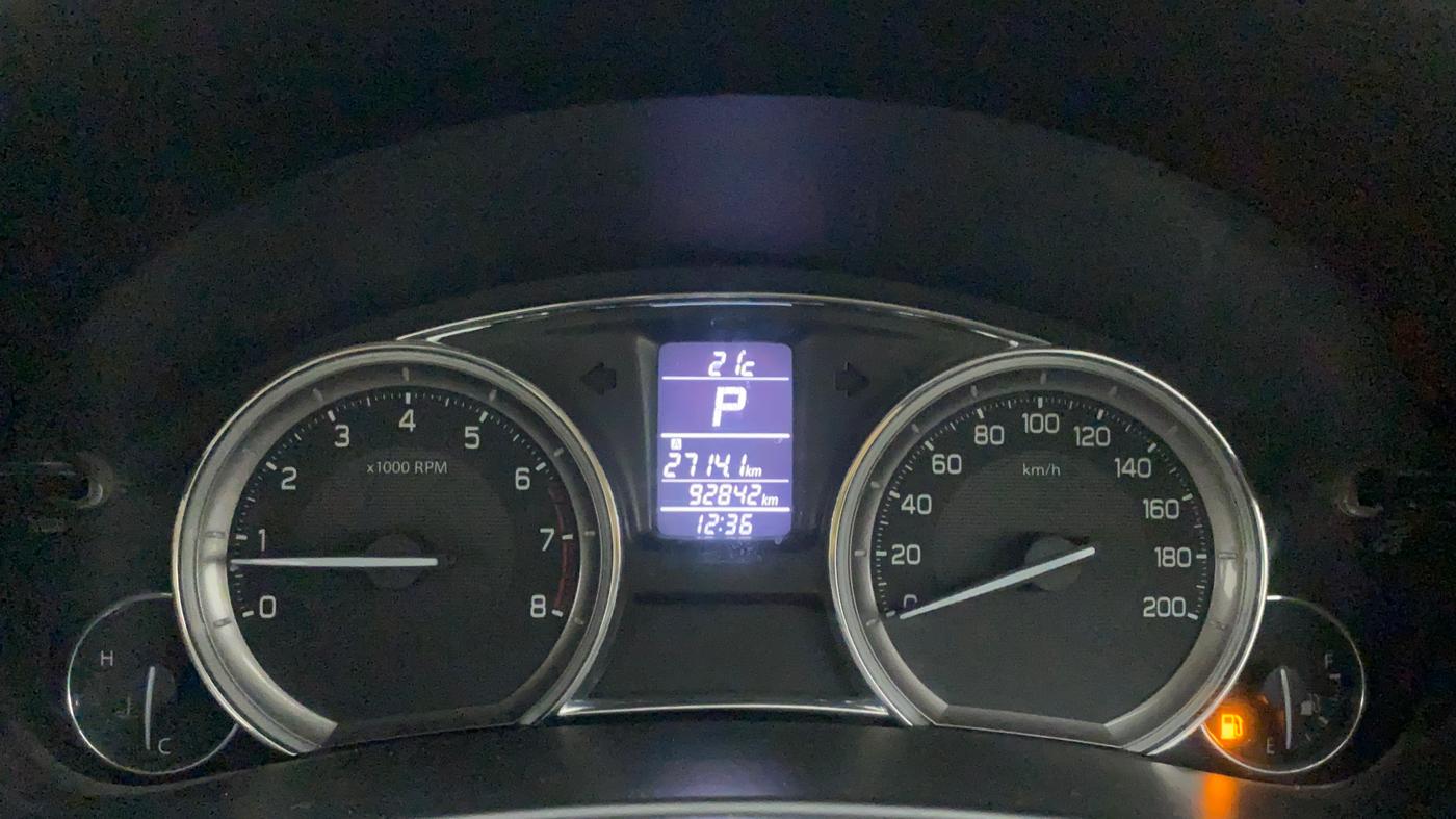 2017 Maruti Ciaz ZETA 1.4  AT PETROL, Petrol, Automatic, 93,032 km, Odometer Image