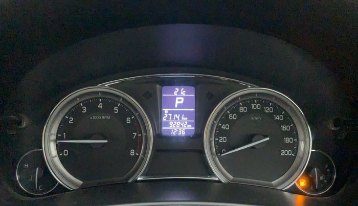 2017 Maruti Ciaz ZETA 1.4  AT PETROL, Petrol, Automatic, 93,032 km, Odometer Image