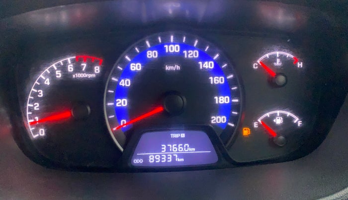 2017 Hyundai Xcent SX 1.2, Petrol, Manual, 89,335 km, Odometer Image