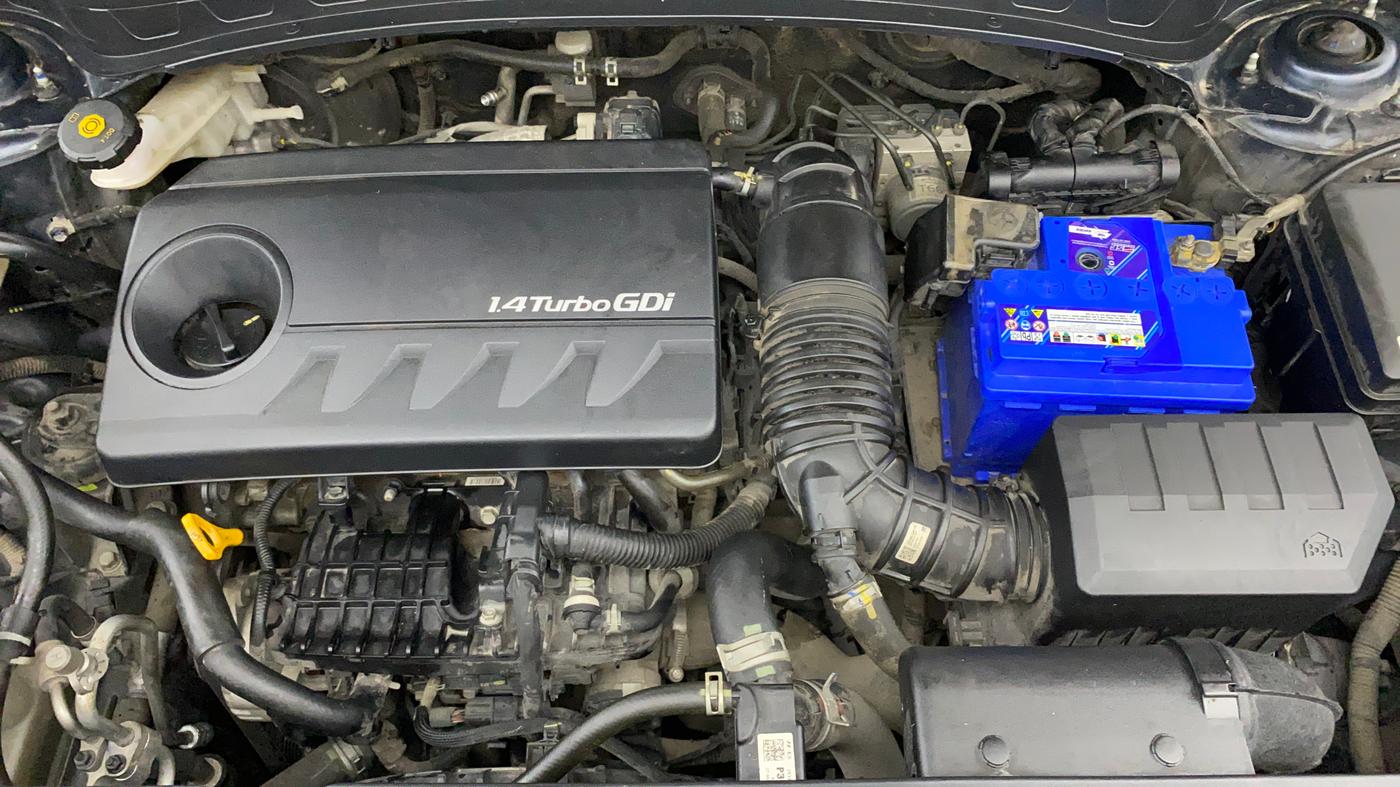 2022 KIA SELTOS X LINE 1.4 DCT, Petrol, Automatic, 33,276 km, Engine View