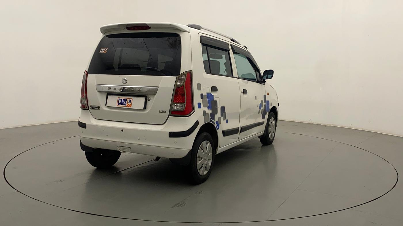 2014 Maruti Wagon R 1.0 LXI CNG, CNG, Manual, 99,831 km, Right Back Diagonal