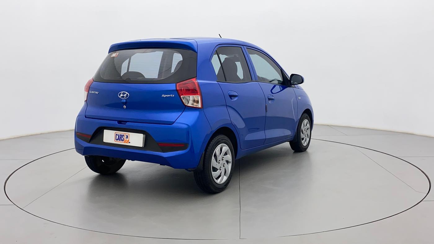 2019 Hyundai NEW SANTRO SPORTZ AMT, Petrol, Automatic, 22,721 km, Right Back Diagonal