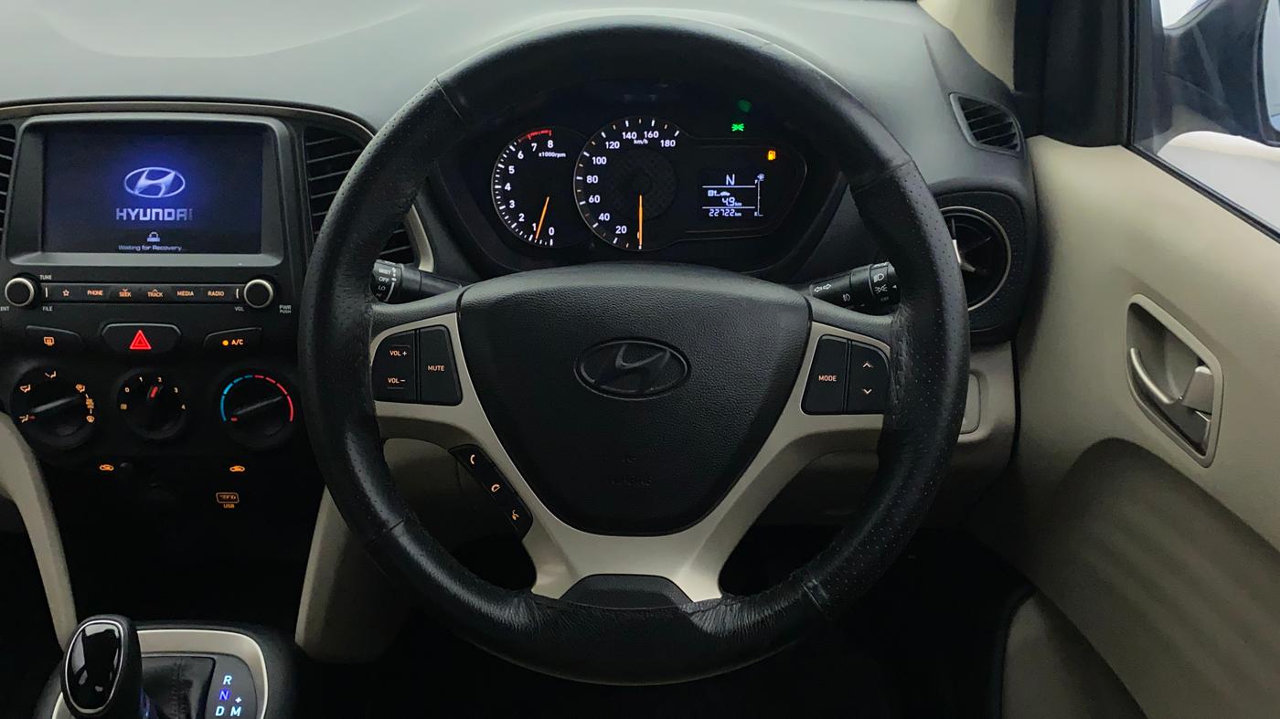 2019 Hyundai NEW SANTRO SPORTZ AMT, Petrol, Automatic, 22,721 km, Steering Wheel Close Up