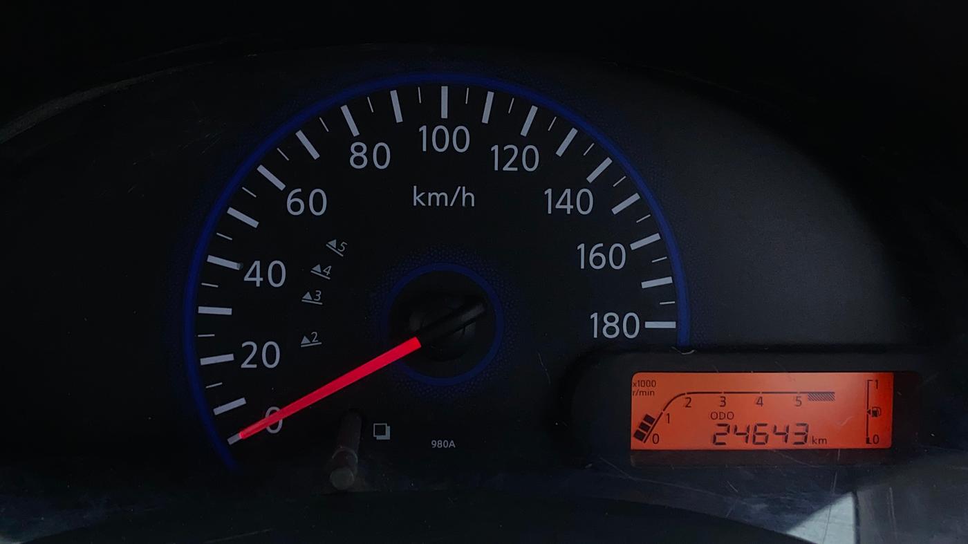 2014 Datsun Go T, Petrol, Manual, 24,620 km, Odometer Image