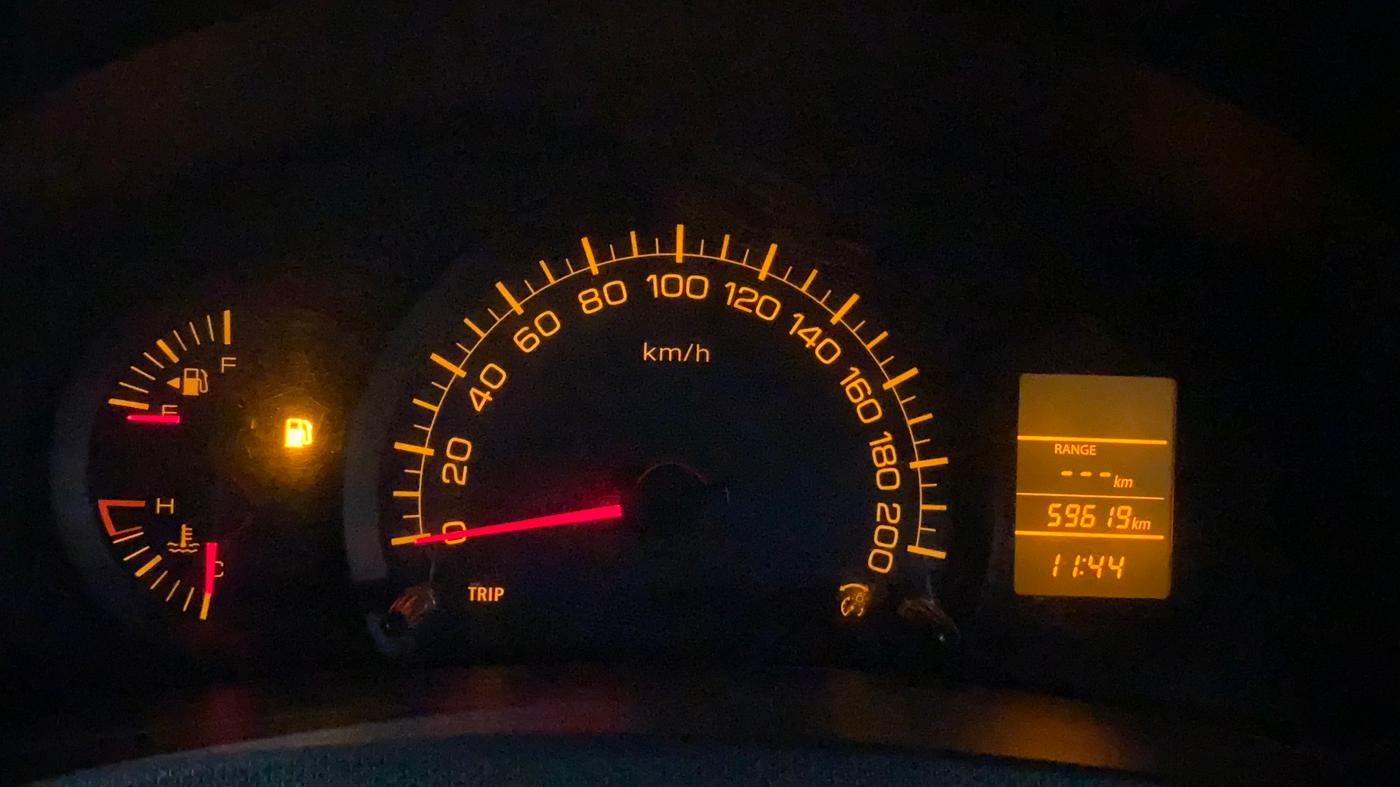 2016 Maruti Swift LXI (O), Petrol, Manual, 59,608 km, Odometer Image