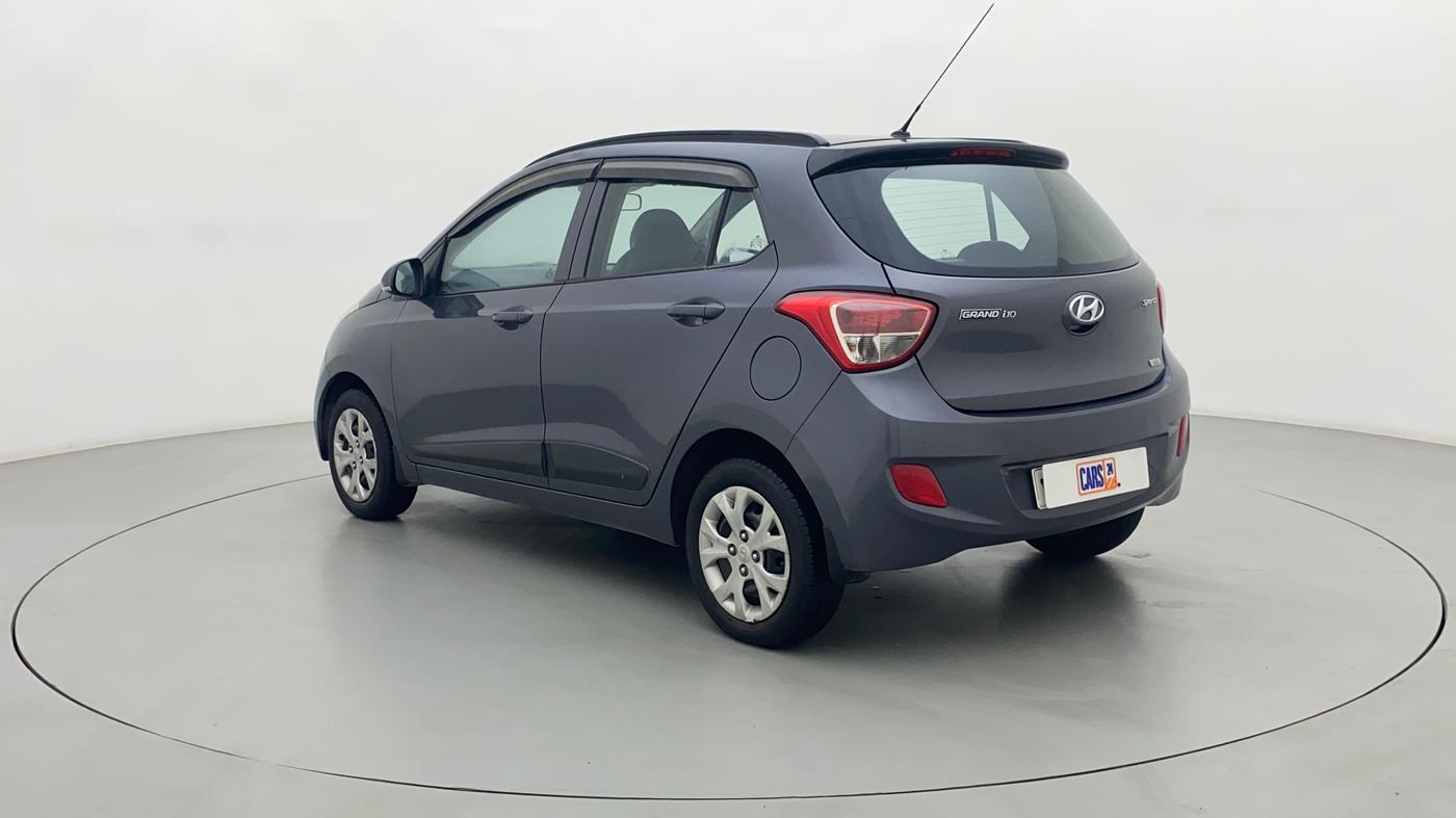 2016 Hyundai Grand i10 SPORTZ 1.2 KAPPA VTVT, Petrol, Manual, 1,14,586 km, Left Back Diagonal